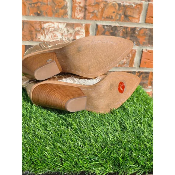 Sam Edelman Gold Iris Western Studded Ankle Booties – Women’s Size 8 - Picture 5 of 6